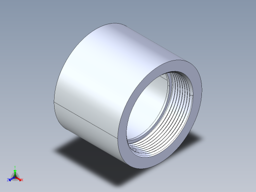 CPVC管件14-Sch80_FemaleAdapter_SxFPT_9835-020 _2in正等轴测缩略图