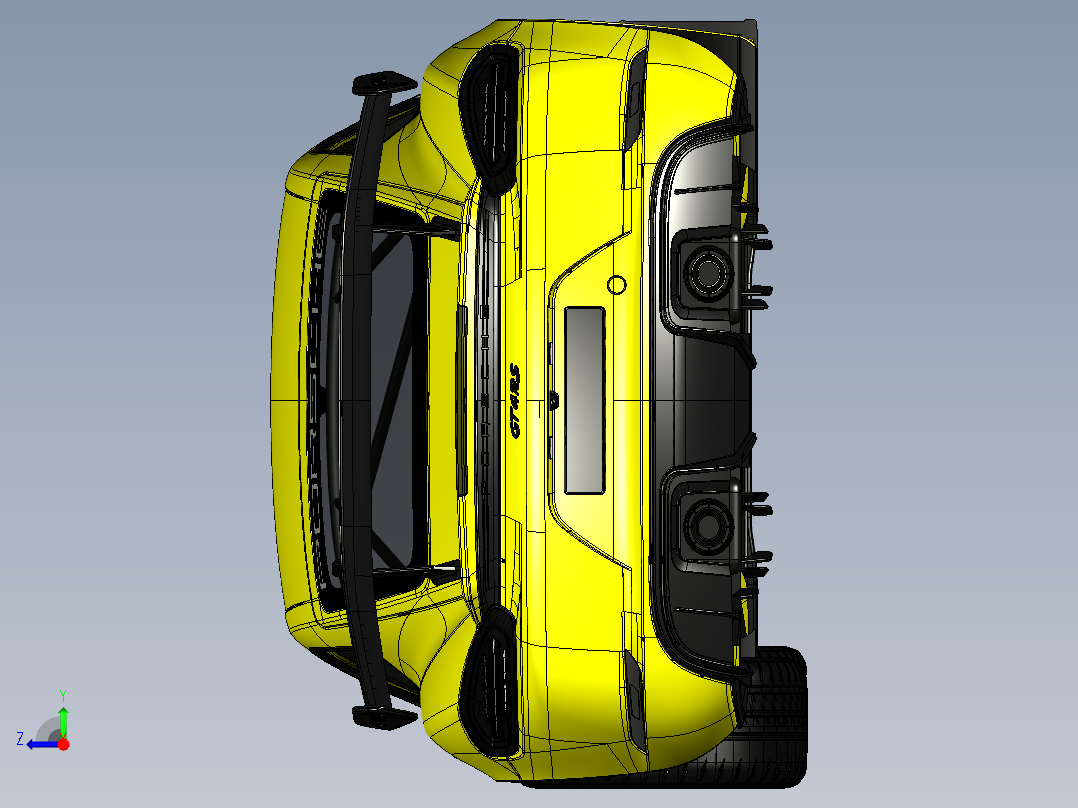 保时捷 718 Cayman GT4 RS右视图