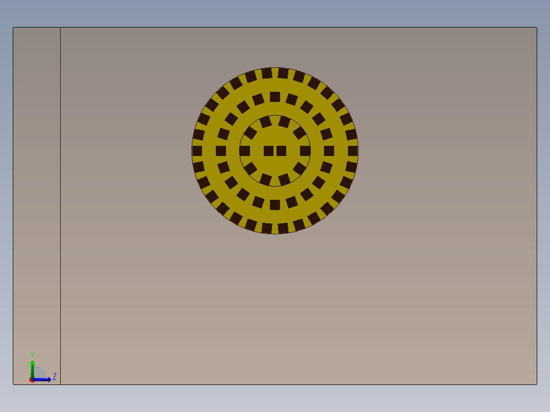 双向顶杆机构左视图