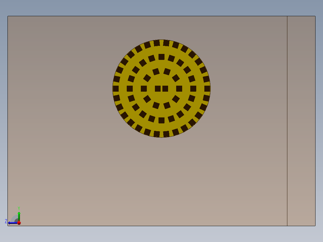 双向顶杆机构右视图
