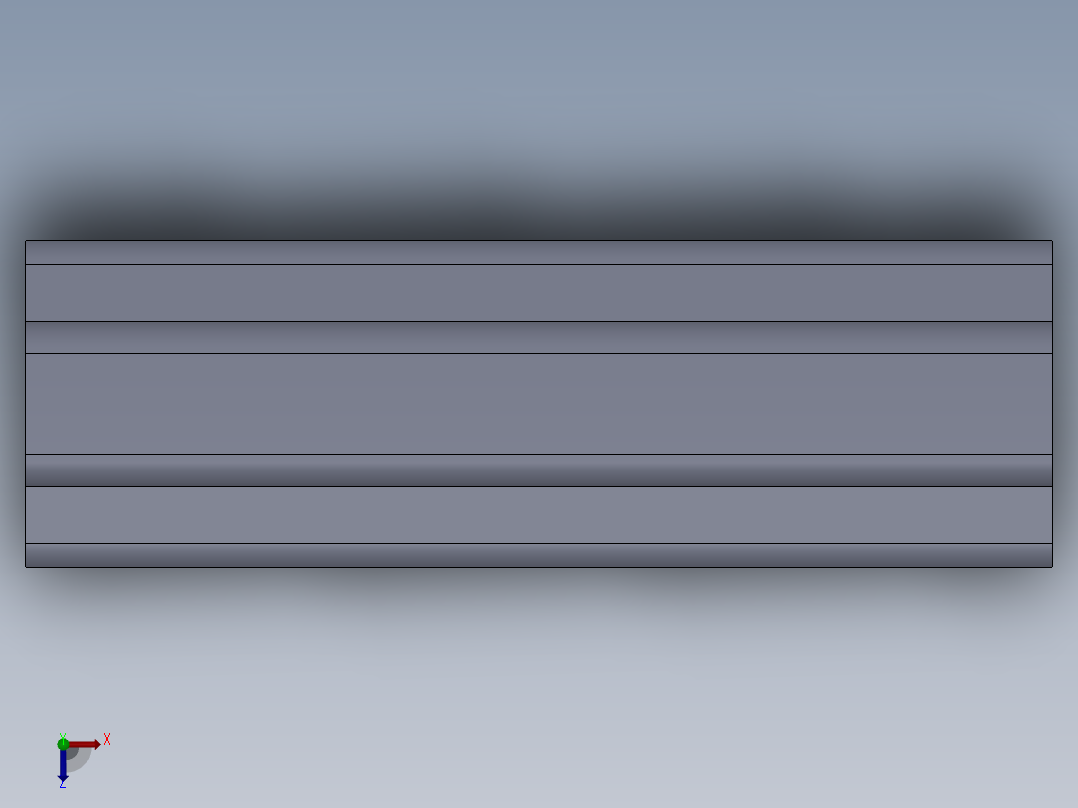 GBT11264轻轨3D模型俯视图