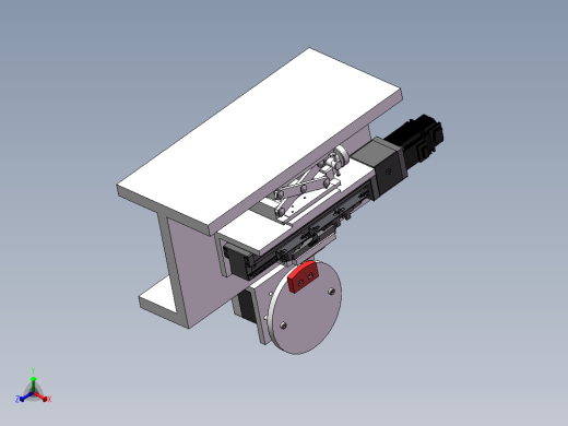 滚滑摩擦磨损试验机SW三维图==946372=160正等轴测缩略图