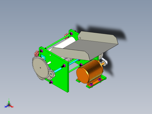 家用电动面条机的设计【家用电动压面机】含三维二维PPT说明书