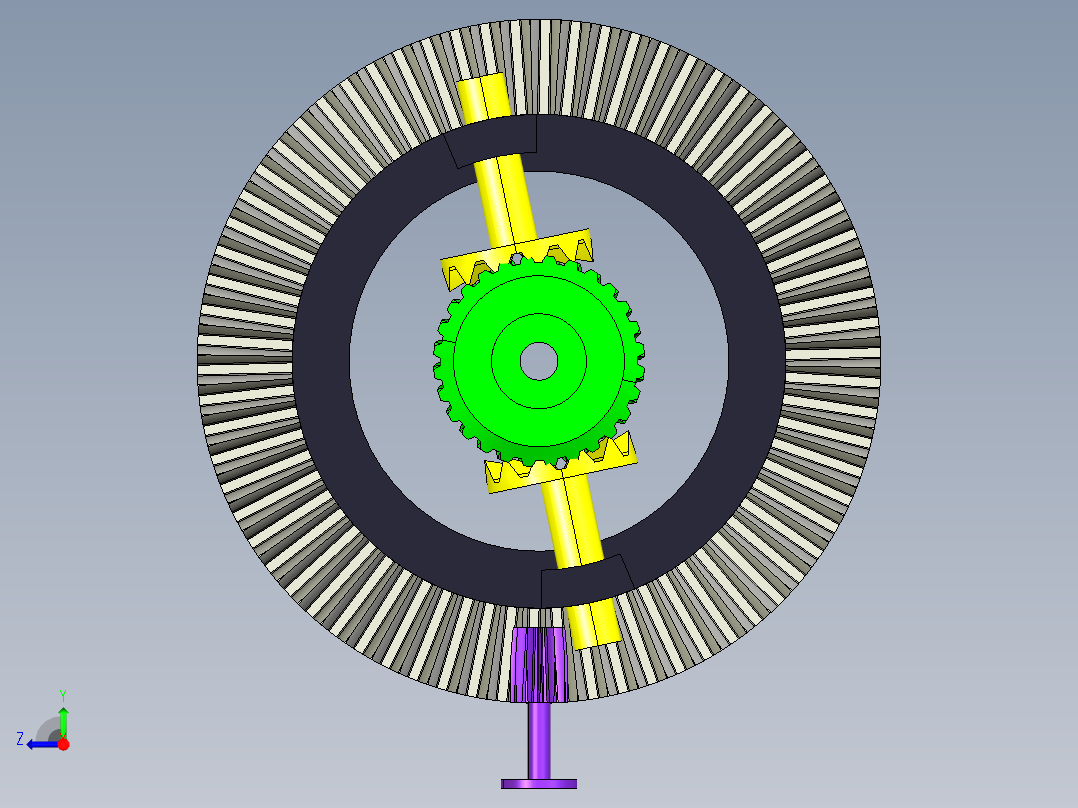 齿轮啮合 (117)右视图