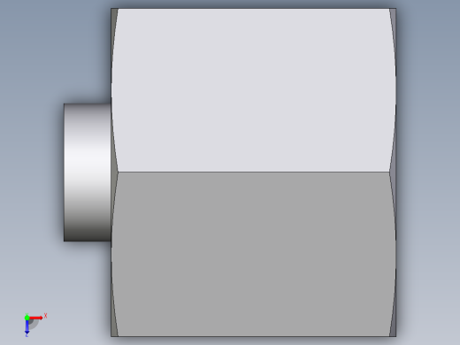卡套式工业通用硬管接头EO_Blanking_plug_with_nut_for_cones_VKAM08SCF俯视缩略图