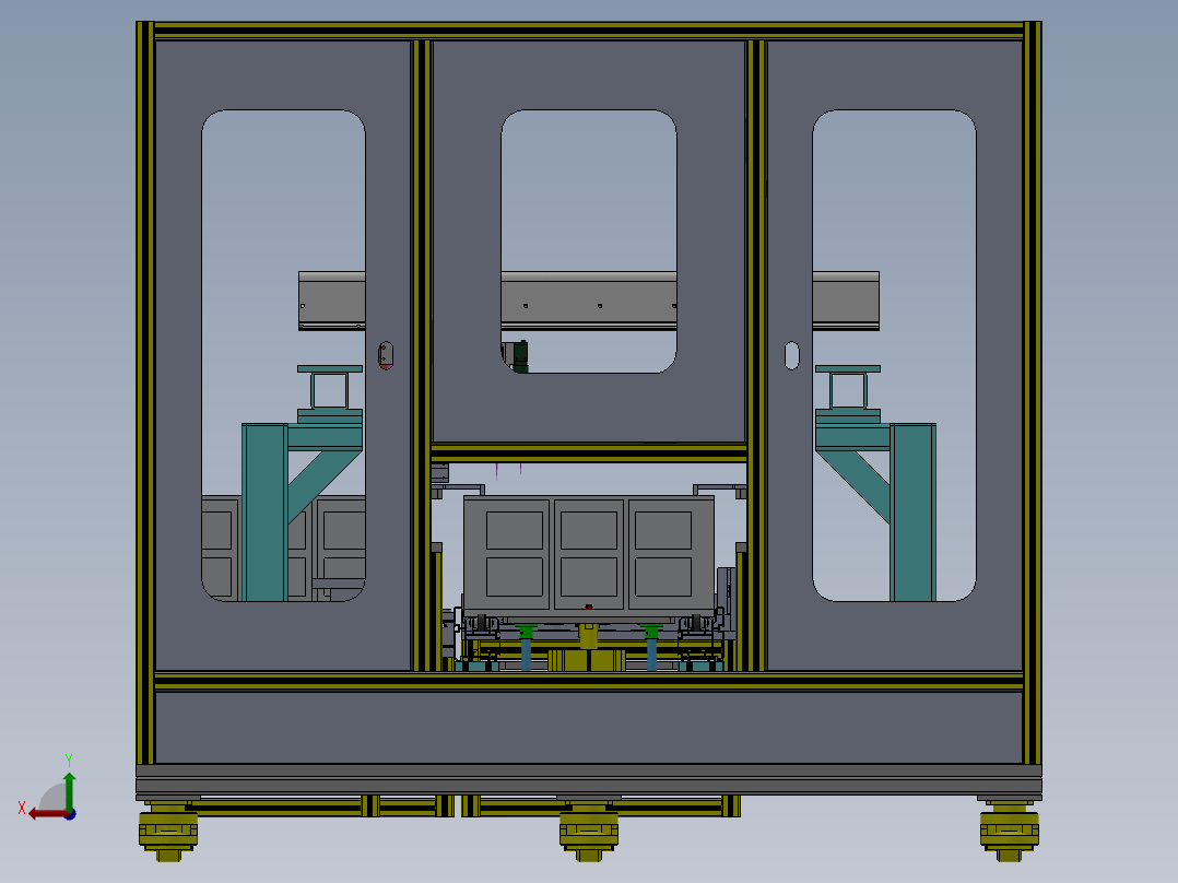 锂电池注液孔激光自动封孔机后视图