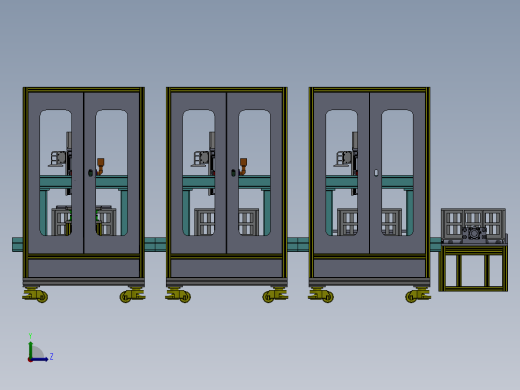 锂电池注液孔激光自动封孔机左视缩略图