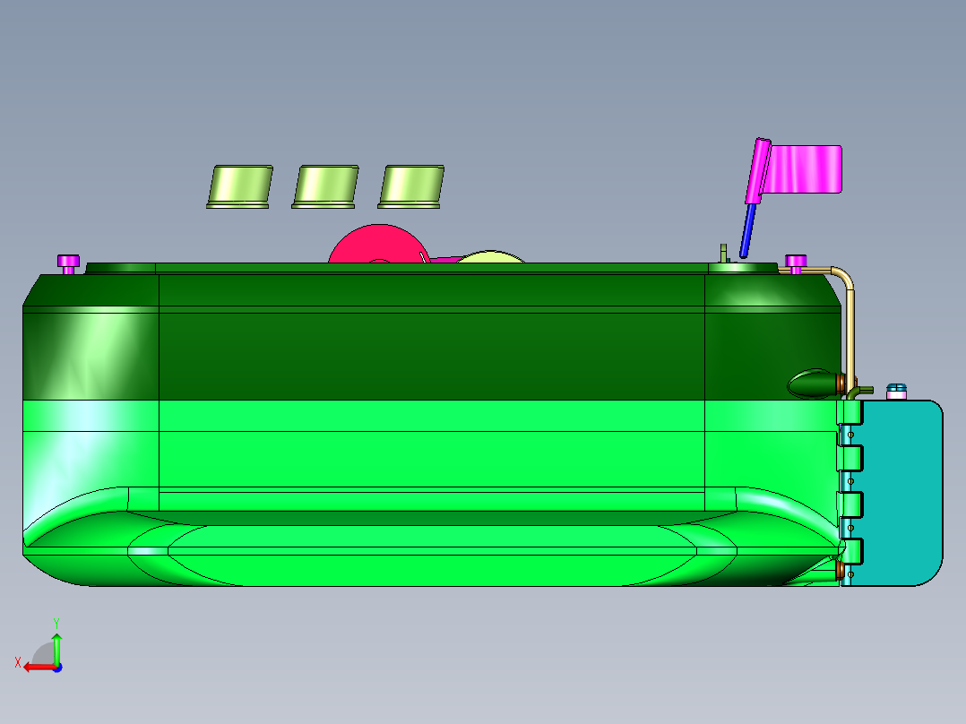 无刷遥控快艇长续航电动玩具后视图
