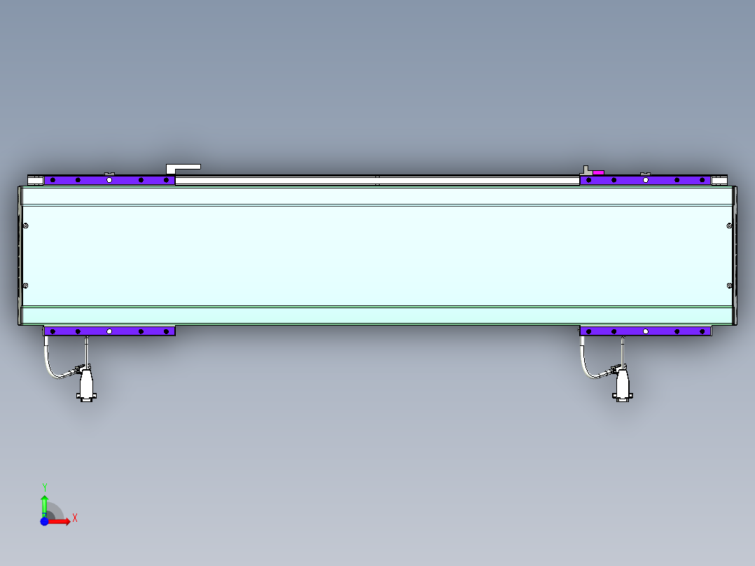 威洛博VL系列直线电机模组-2VL22H3-S600前视图