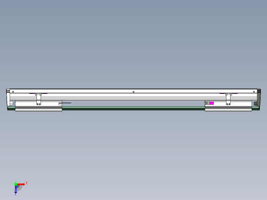 威洛博VL系列直线电机模组-2VL22H3-S600俯视缩略图