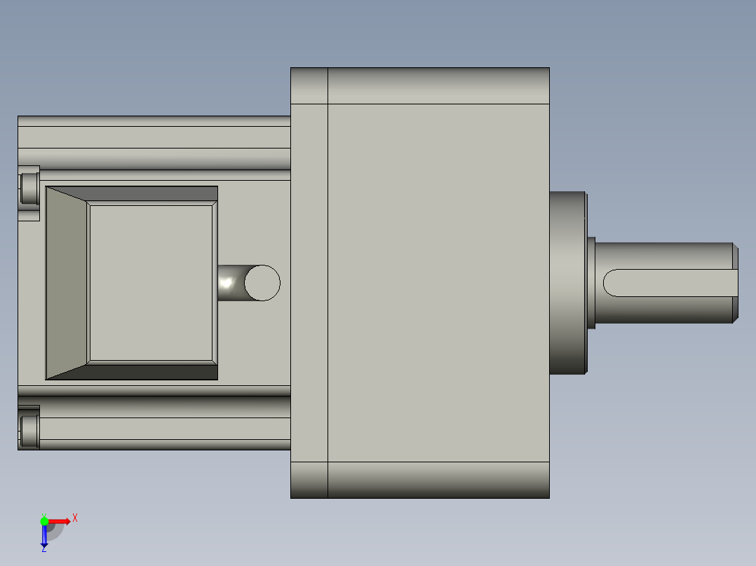 MB8G5BV_MBMU5AZAB_(100V)电机俯视图