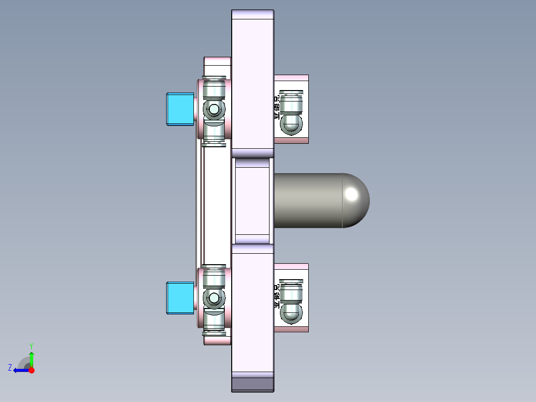 WATCH-手表CNC工装夹具三维模型CNC3-0425右视图