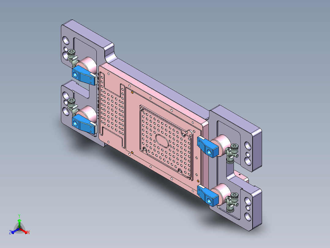 WATCH-手表CNC工装夹具三维模型CNC3-0425正等轴测图