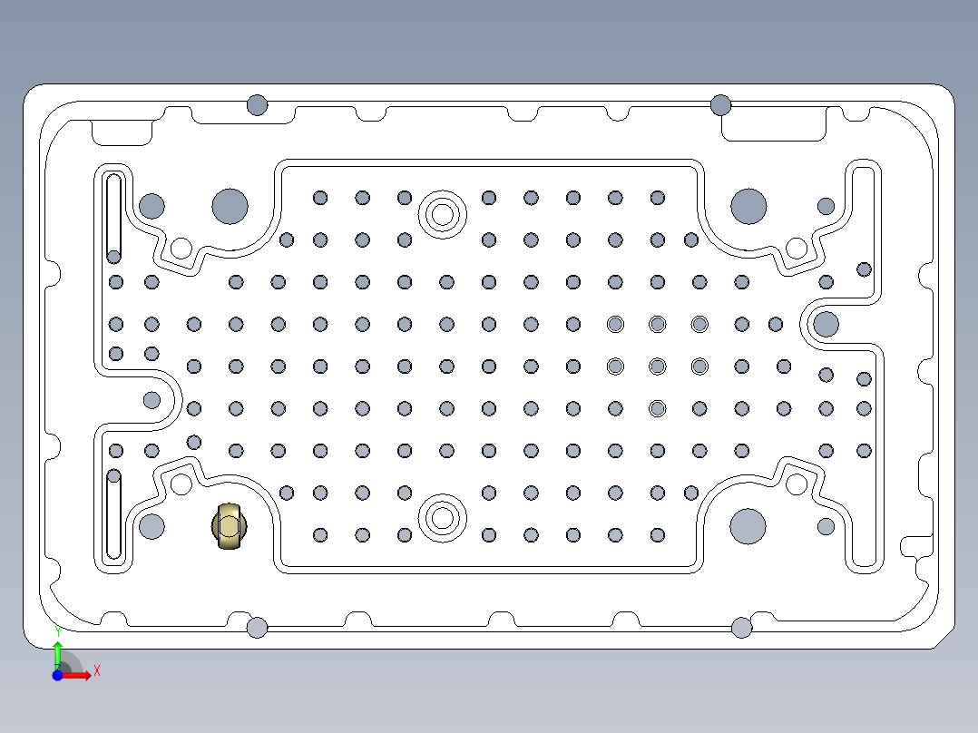 Z581C-笔记本CNC工装夹具三维模型CNC4xinzhi-1130前视图