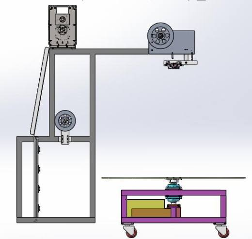 自动进料架（sw18可编辑+CAD+BOM）缩略图