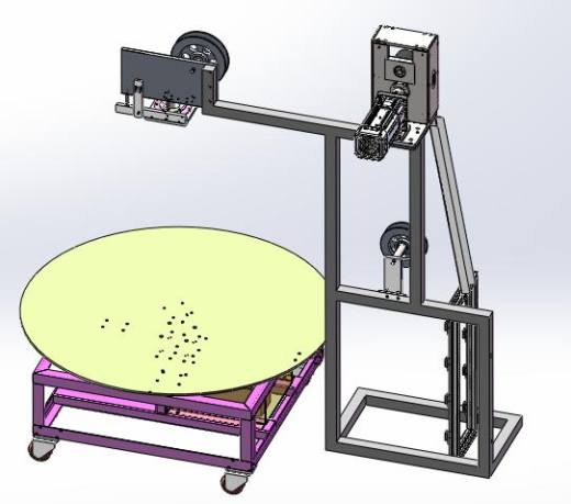 自动进料架（sw18可编辑+CAD+BOM）缩略图