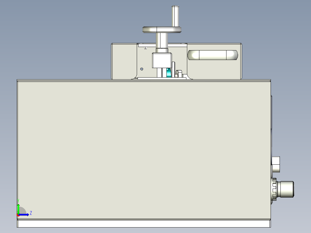硅晶体材料厚度研磨step左视图