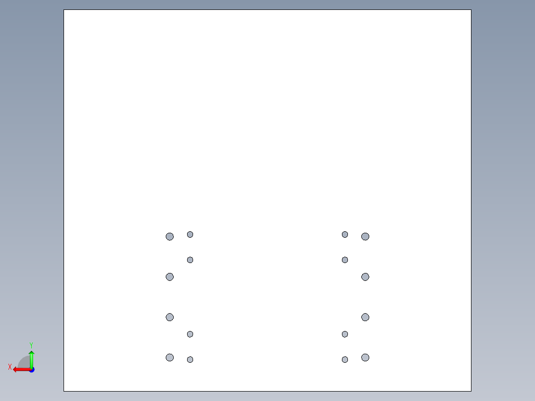 气动压铆专机设计后视图