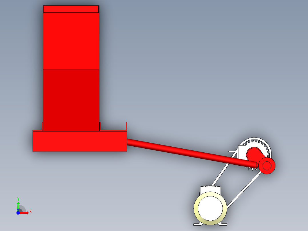 B2004670-易拉罐压扁机前视图