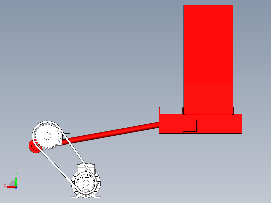 B2004670-易拉罐压扁机后视图