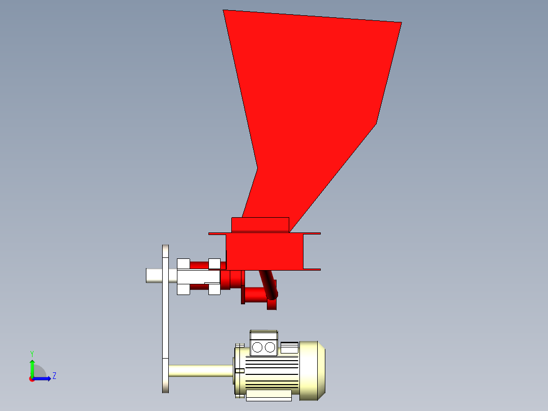 B2004670-易拉罐压扁机左视图