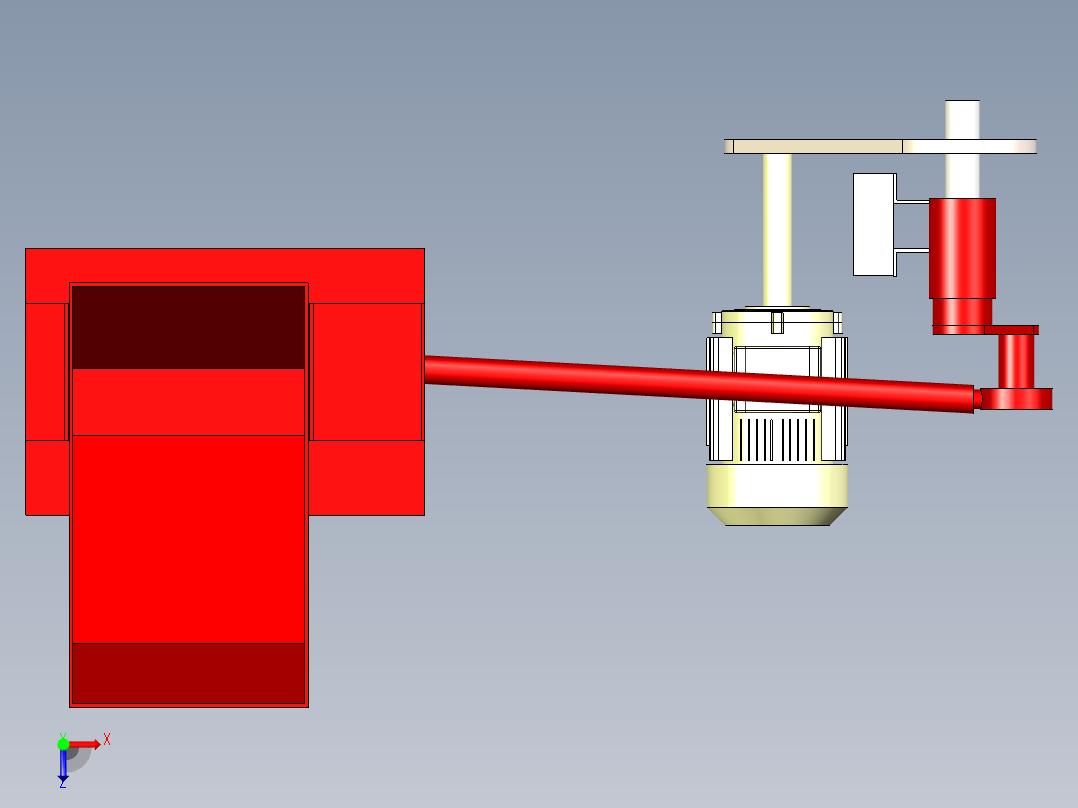 B2004670-易拉罐压扁机俯视图