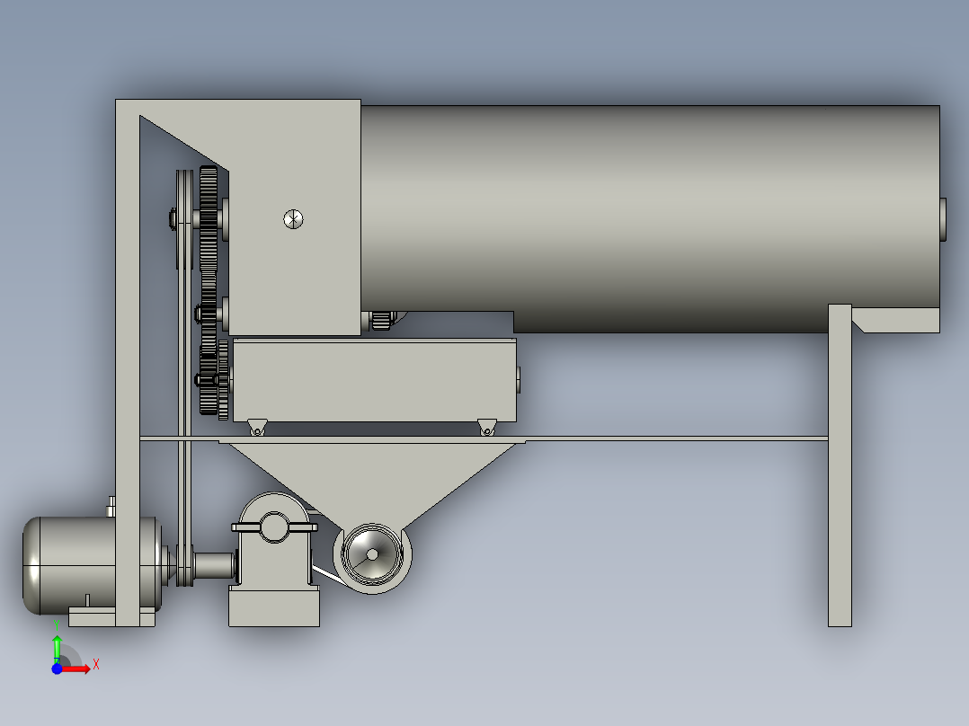 小型葡萄除梗破碎机的设计-247087-1000前视图