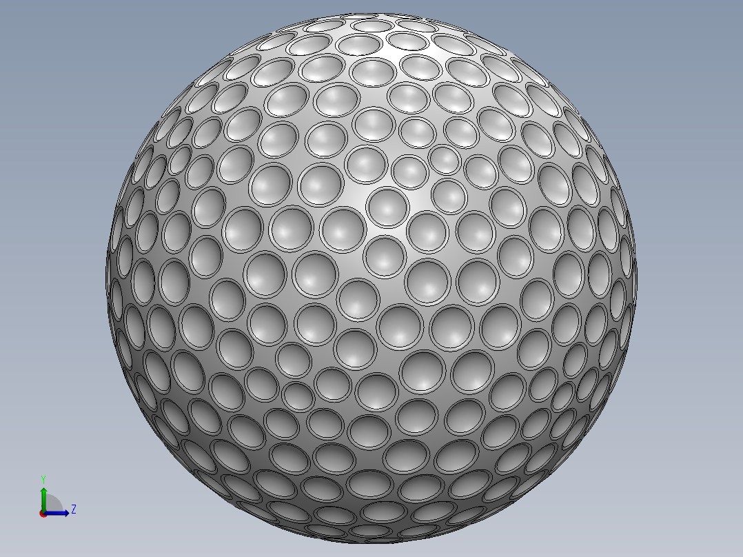 高尔夫球、高尔夫球小车、高尔夫球装备golf-ball-5 SW.zip左视图