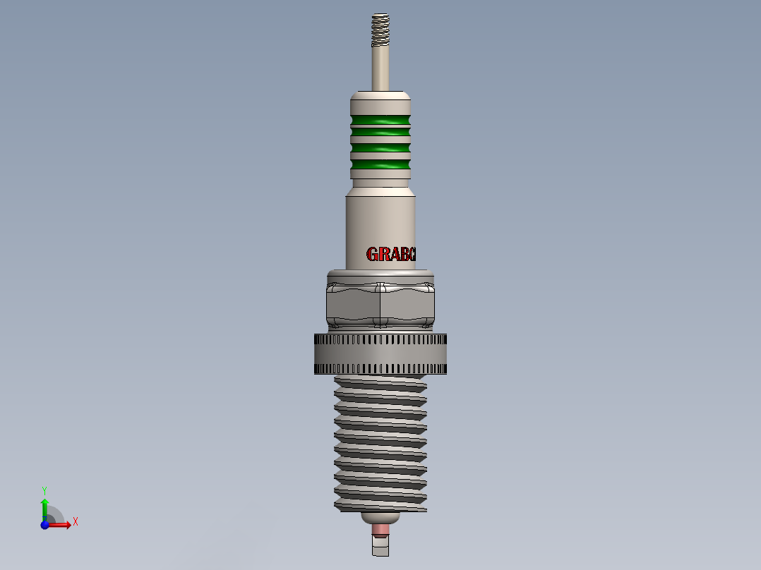 火花塞(10)前视图
