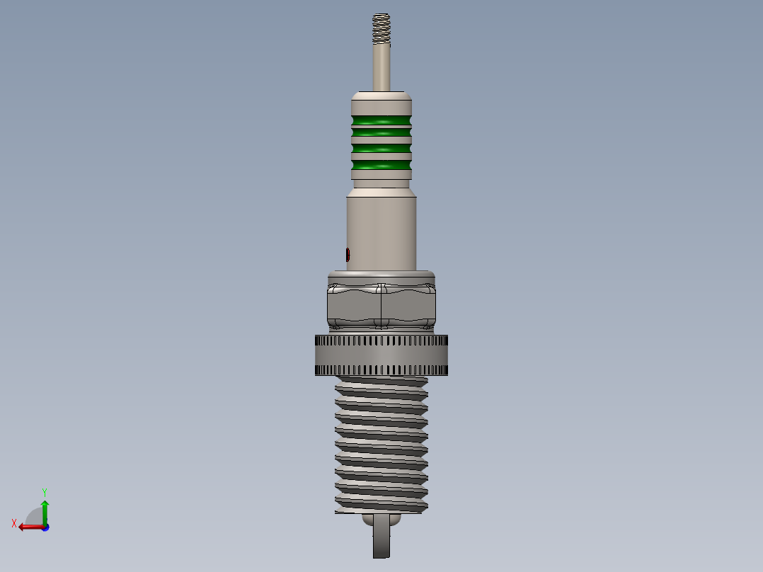 火花塞(10)后视图