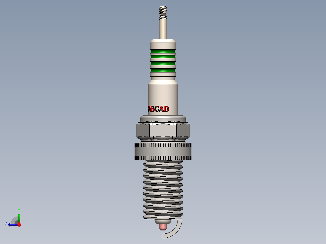 火花塞(10)右视图