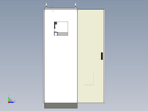 万能式断路器双电源软启动控制柜左视缩略图