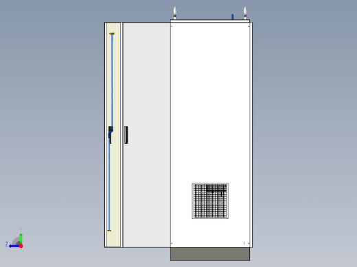 万能式断路器双电源软启动控制柜右视缩略图
