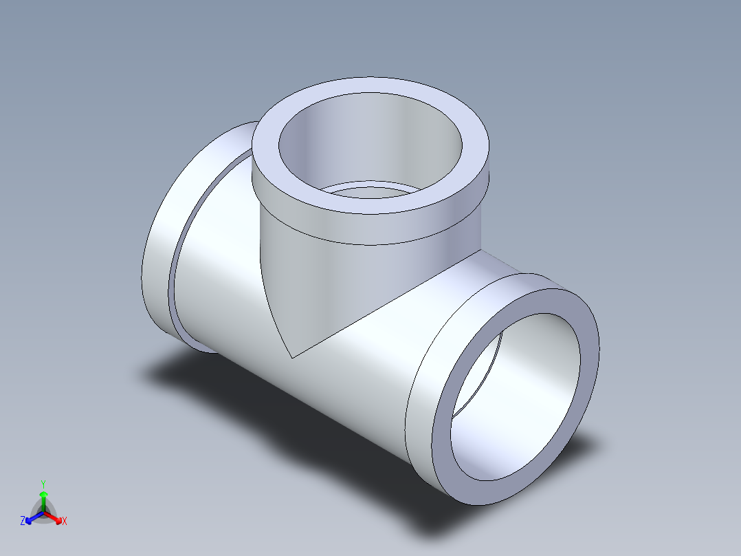 B3004509-不锈钢三通，尺寸 1 英寸