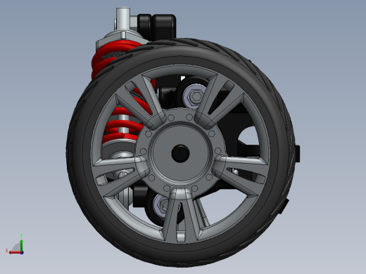 汽车悬架系统后视缩略图