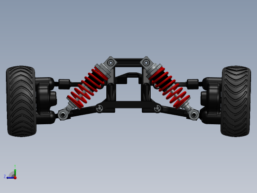 汽车悬架系统右视缩略图
