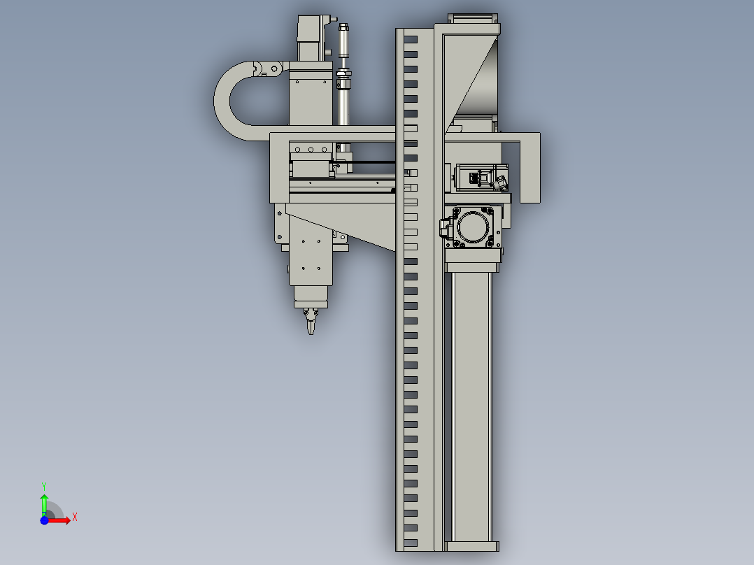 锁螺丝阀罩上料模组2前视图