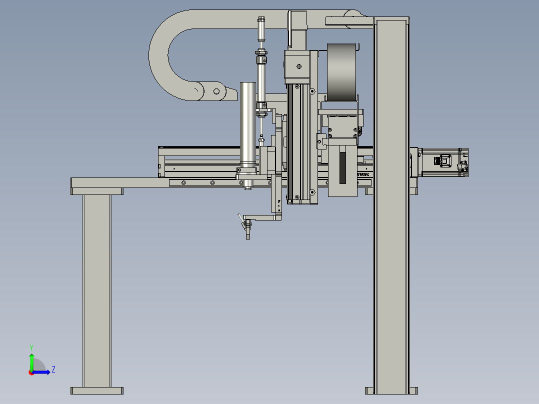 锁螺丝阀罩上料模组2左视图