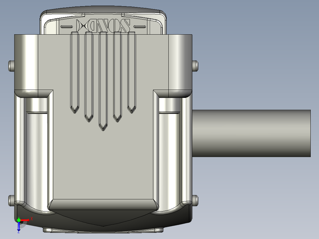 SD45轮组装配体流通图_X1_01俯视图