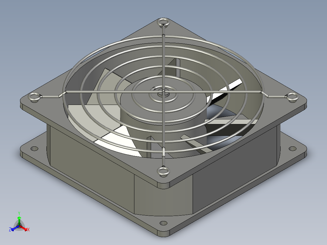 风扇R1238L24BPLB-7泰润斯主视图