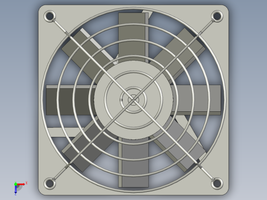 风扇R1238L24BPLB-7泰润斯俯视缩略图