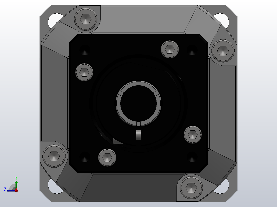 档减速器3右视图