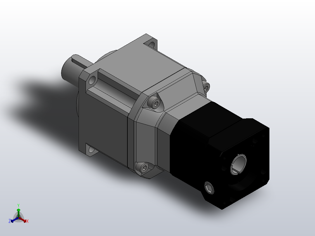 档减速器3正等轴测图