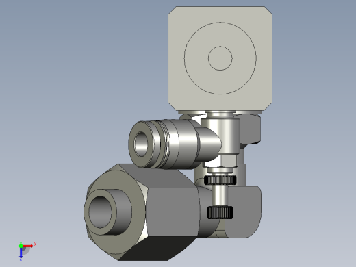 喷胶阀装配体俯视缩略图