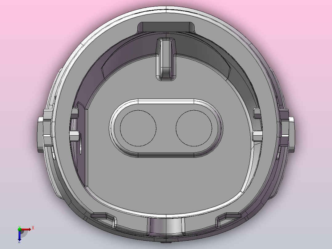 o型圈装配夹具，o型圈张开，外圈装配定制俯视图