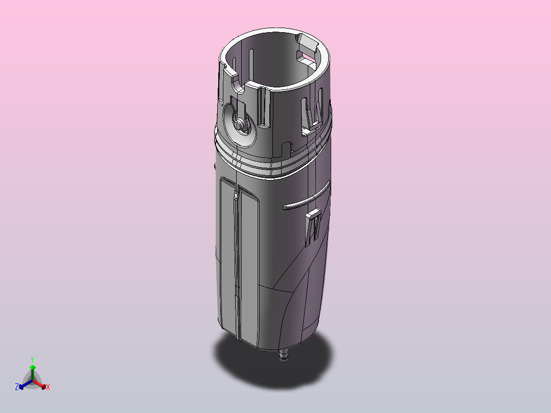 o型圈装配夹具，o型圈张开，外圈装配定制正等轴测图