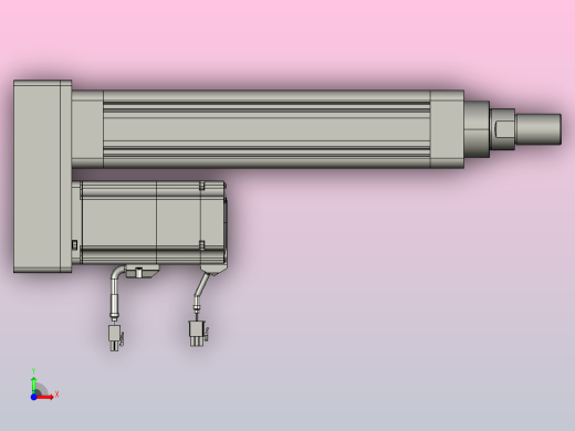 轻载电动缸TPA-ESR63-2010C-L200-MR-W-P75-C3前视缩略图