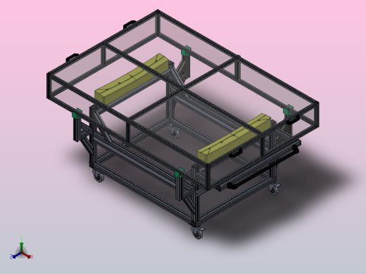 天窗清洁车正等轴测缩略图