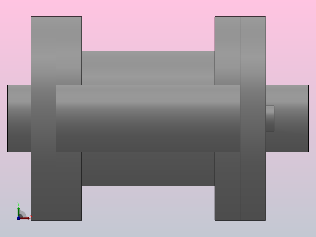 双节距滚子链S型链条_DCS-C208A-10前视图