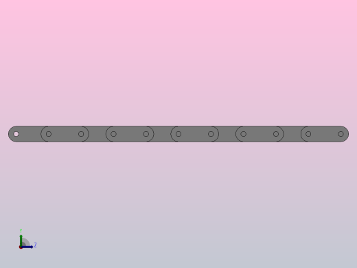 双节距滚子链S型链条_DCS-C208A-10左视缩略图